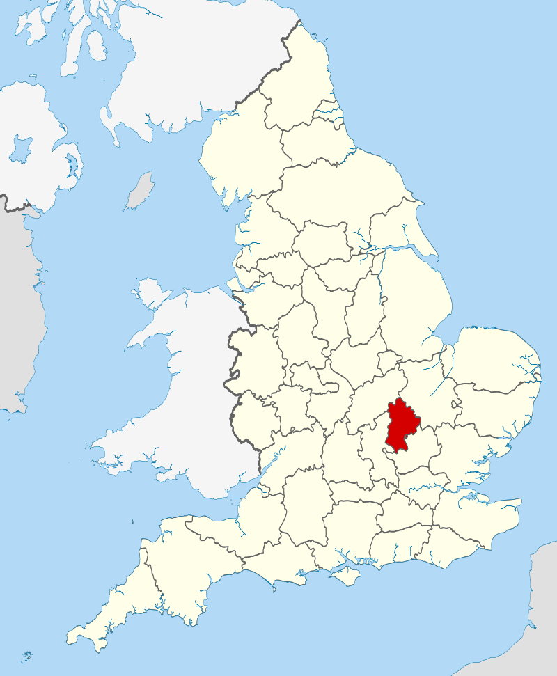 The location of Bedfordshire Escorts